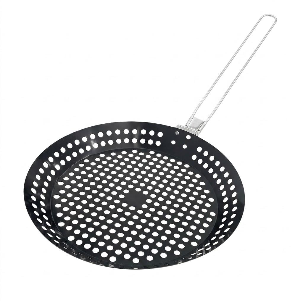 Сковорідка для гриля Barbecue Pan перфорована Ø30 см зі знімною ручкою (35679693)