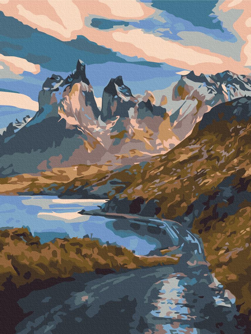 Картина по номерам Brushme Горный серпантин 30x40 см (RBS41084)