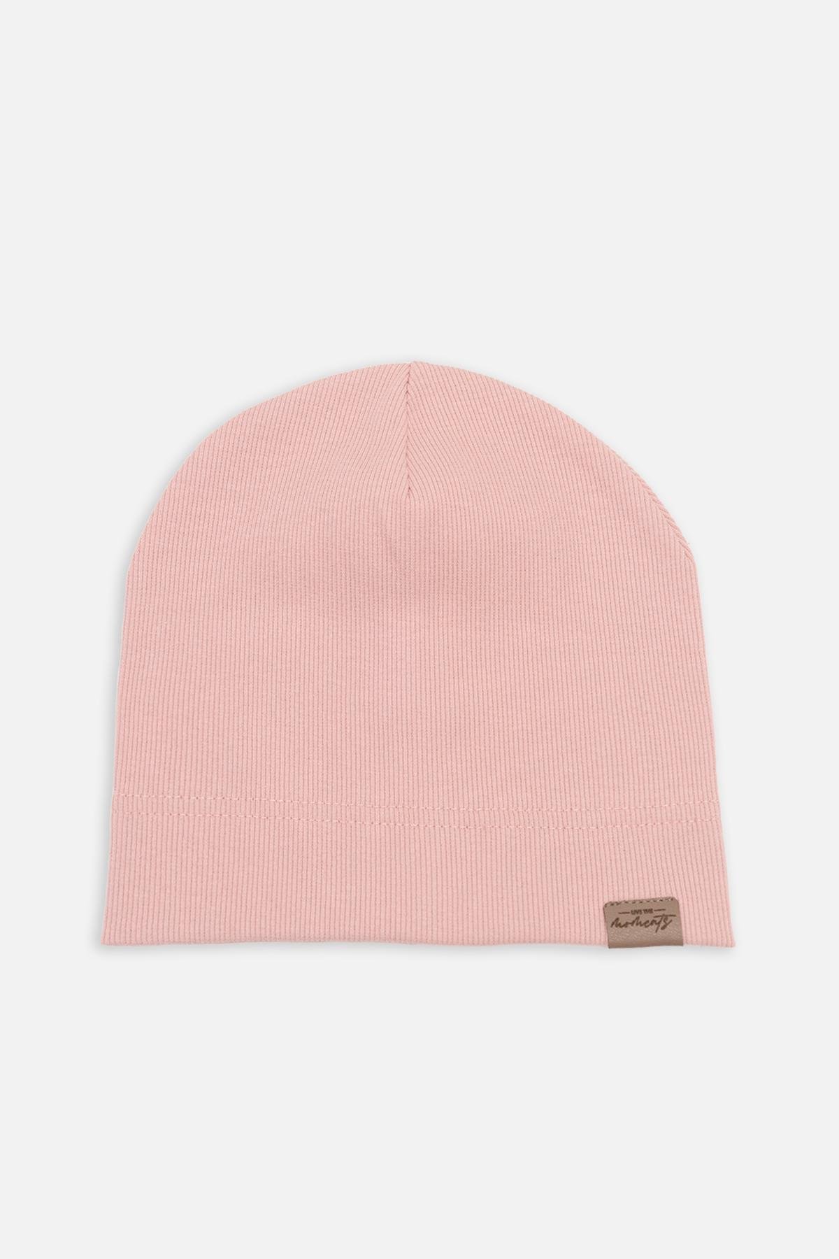 Шапка для девочки 54-56 см Пудровый (ЦБ-00271312) Шапка для девочки 54-56 см Пудровый (ЦБ-00271312)