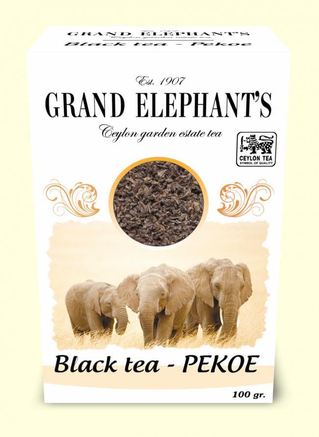 Чай цейлонский Grand Elephants Pekoe 100 г