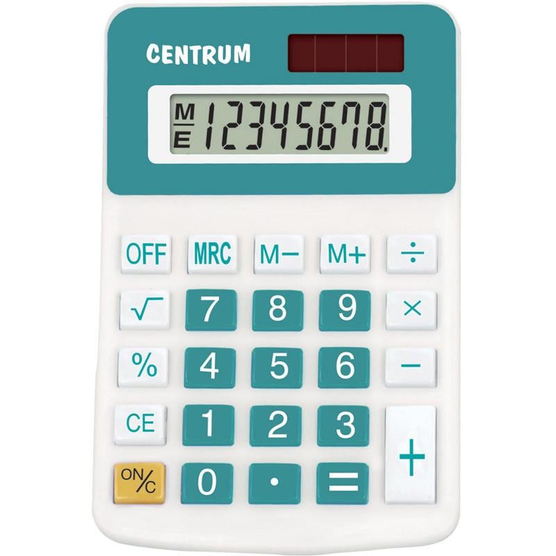 Калькулятор Сentrum 80405 8 розрядів Білий/Лазуровий (2230194392)