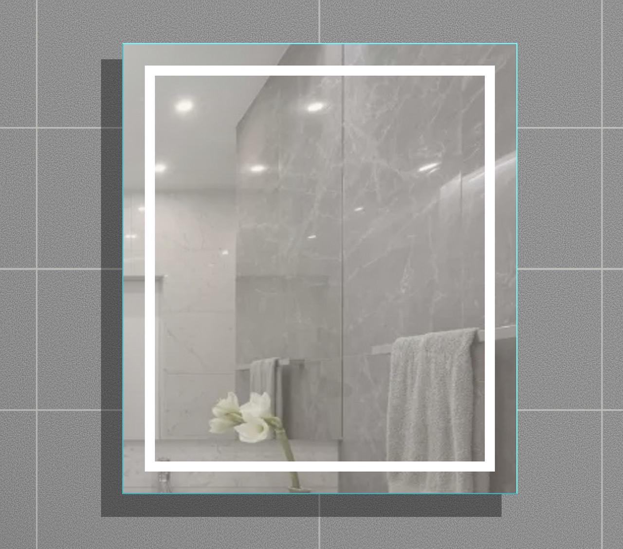 Зеркало для ванной комнаты AVT с LED подсветкой 700х800 мм (avt-С-14)