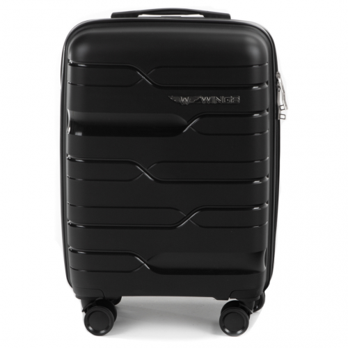 Чемодан пластиковый Wings PP08 большой Черный - фото 1 Чемодан пластиковый Wings PP08 большой Черный - фото 1