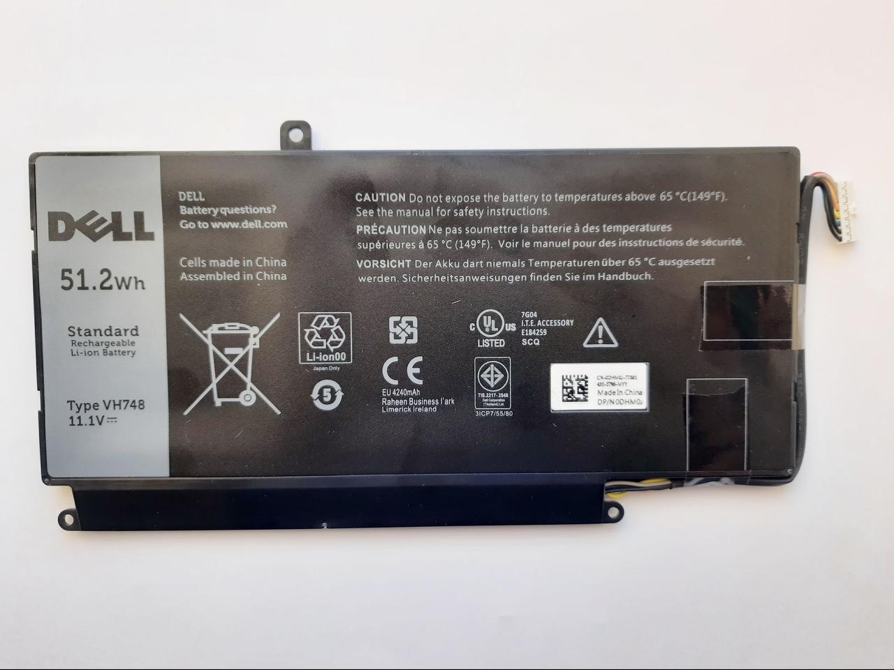Аккумулятор для ноутбука Dell Vostro 5470 VH748 (A47537) Аккумулятор для ноутбука Dell Vostro 5470 VH748 (A47537)