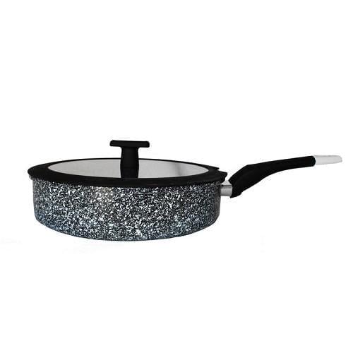 Сковорода-стільник з кришкою Edenberg EB-3324 литий алюміній з гранітним покриттям 26 см 3.2 л (EB-3324) - фото 3