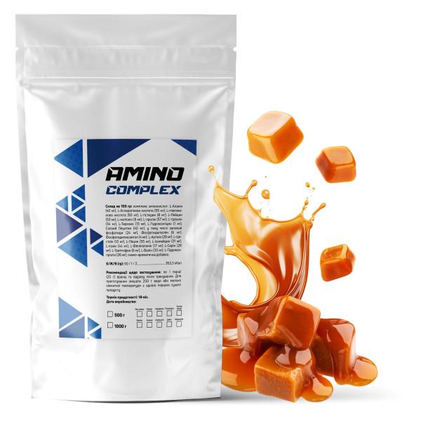 Аминокомплекс Amino Complex Карамель 90% белка на 40 порций 1 кг (21-125-am-k1)