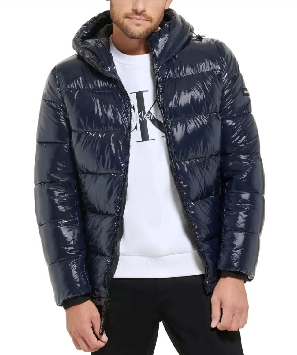 Куртка-пуховик чоловіча блискуча Calvin Klein XXL Синій (11334129) Куртка-пуховик чоловіча блискуча Calvin Klein XXL Синій (11334129)