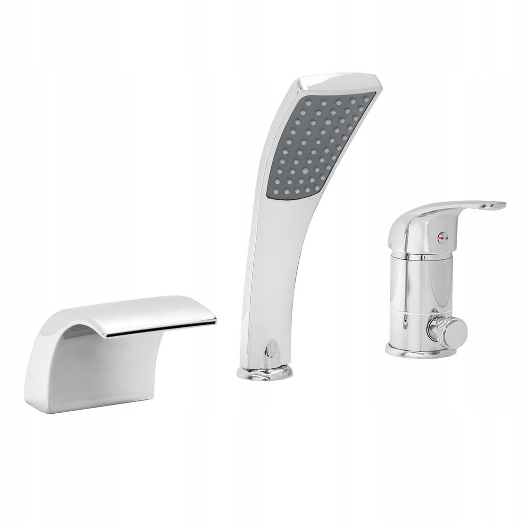 Смеситель на борт ванны Yoka BZ.RUBA-3-CHR reac-20000000149 на три отверстия Хром (161645)