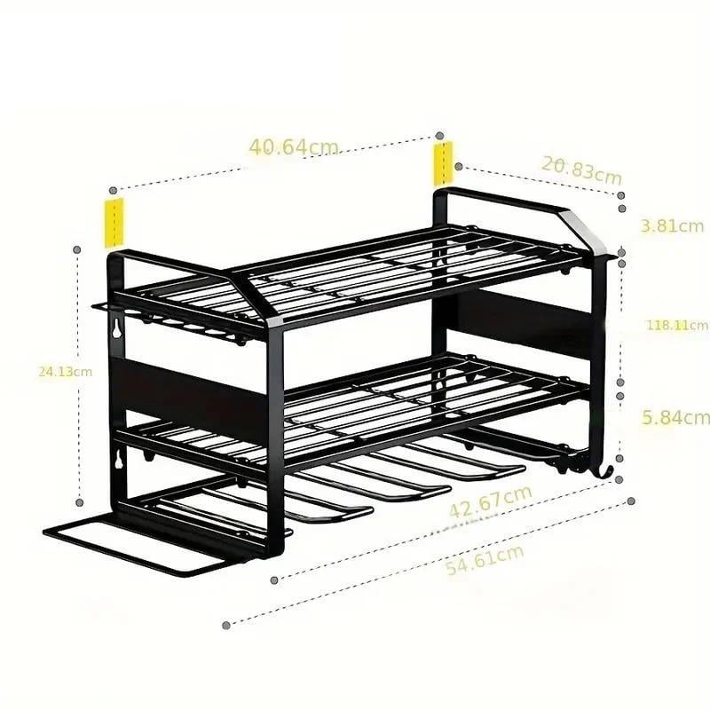 Полиця органайзер для інструментів на 3 рівні (23588827) - фото 2