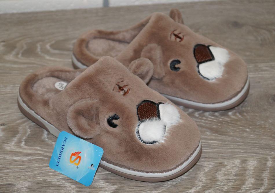 Тапочки комнатные Scarrhett 32/33 р. 20,5 см Коричневый (30123-3233)