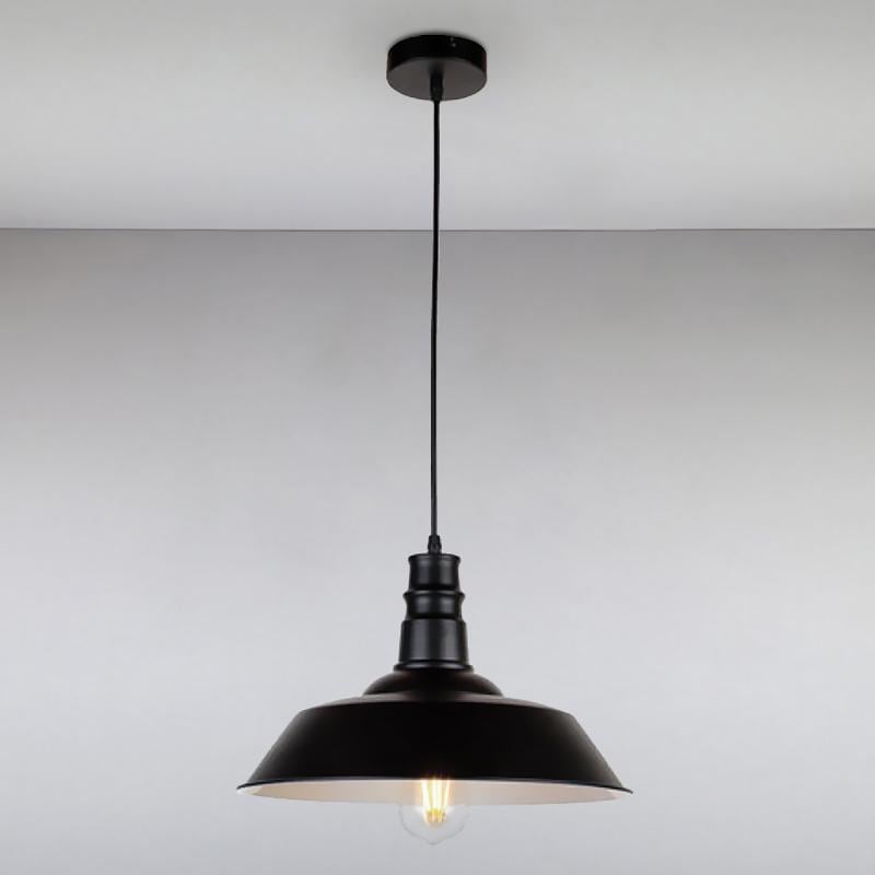 Люстра подвесная лофт Light House LS-15192 BK на одну лампу Черный