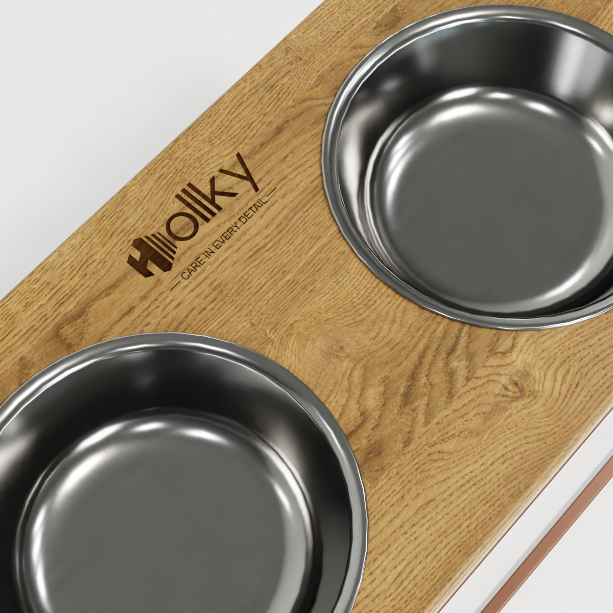 Миски на подставке для больших собак Hollky Base XL20 2х1,8 л (BXL40-522640-GLNT) - фото 5 Миски на подставке для больших собак Hollky Base XL20 2х1,8 л (BXL40-522640-GLNT) - фото 5