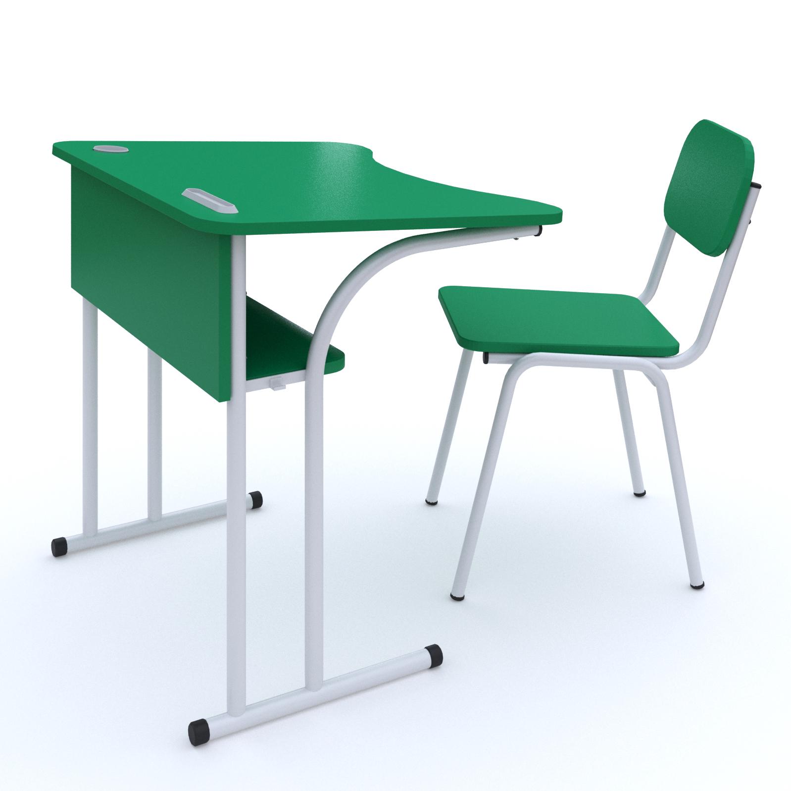 Комплект меблі парта/стул Loft Details P700 Зелений - фото 2 Комплект меблі парта/стул Loft Details P700 Зелений - фото 2