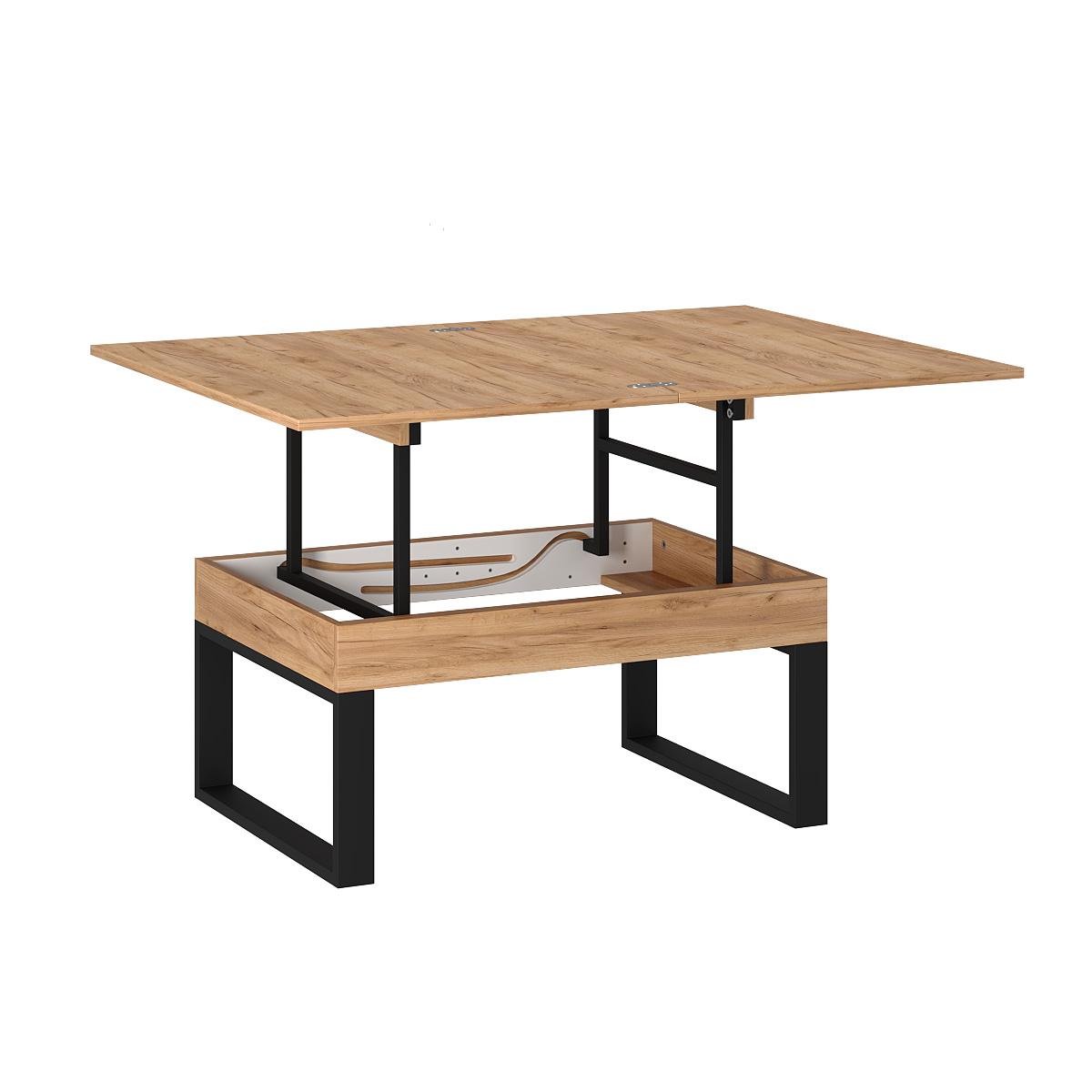 Журнальний стіл-трансформер S-Fly 880x466x600 мм Дуб крафт золотий (TB33120000030) - фото 1 Журнальний стіл-трансформер S-Fly 880x466x600 мм Дуб крафт золотий (TB33120000030) - фото 1