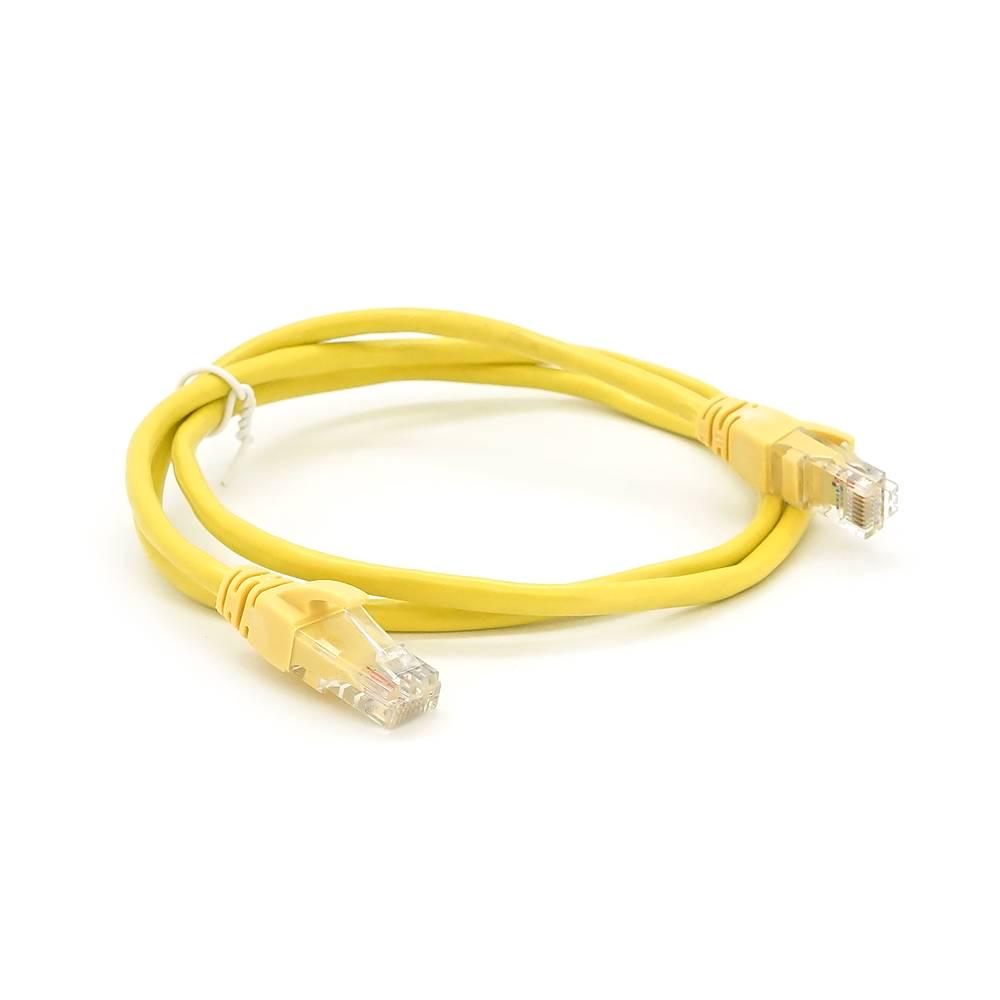 Патч-корд литий Ritar UTP RJ45 Cat,5e 1 м Cu мідь Q500 Жовтий
