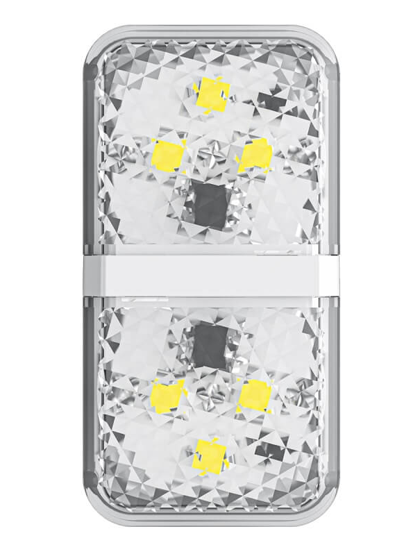 Підсвічування відкритих дверей автомобіля Baseus CRFZD-01 2 шт. White (7d6dd301)