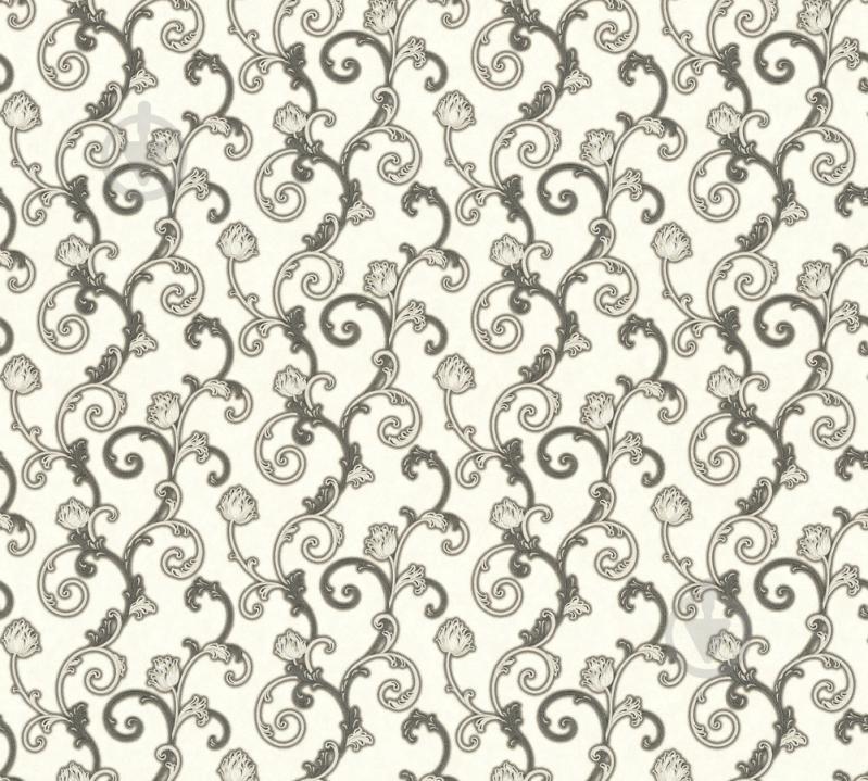 Виниловые обои на флизелиновой основе A.S.creation Juliette 36318-4 Черный-Белый Виниловые обои на флизелиновой основе A.S.creation Juliette 36318-4 Черный-Белый