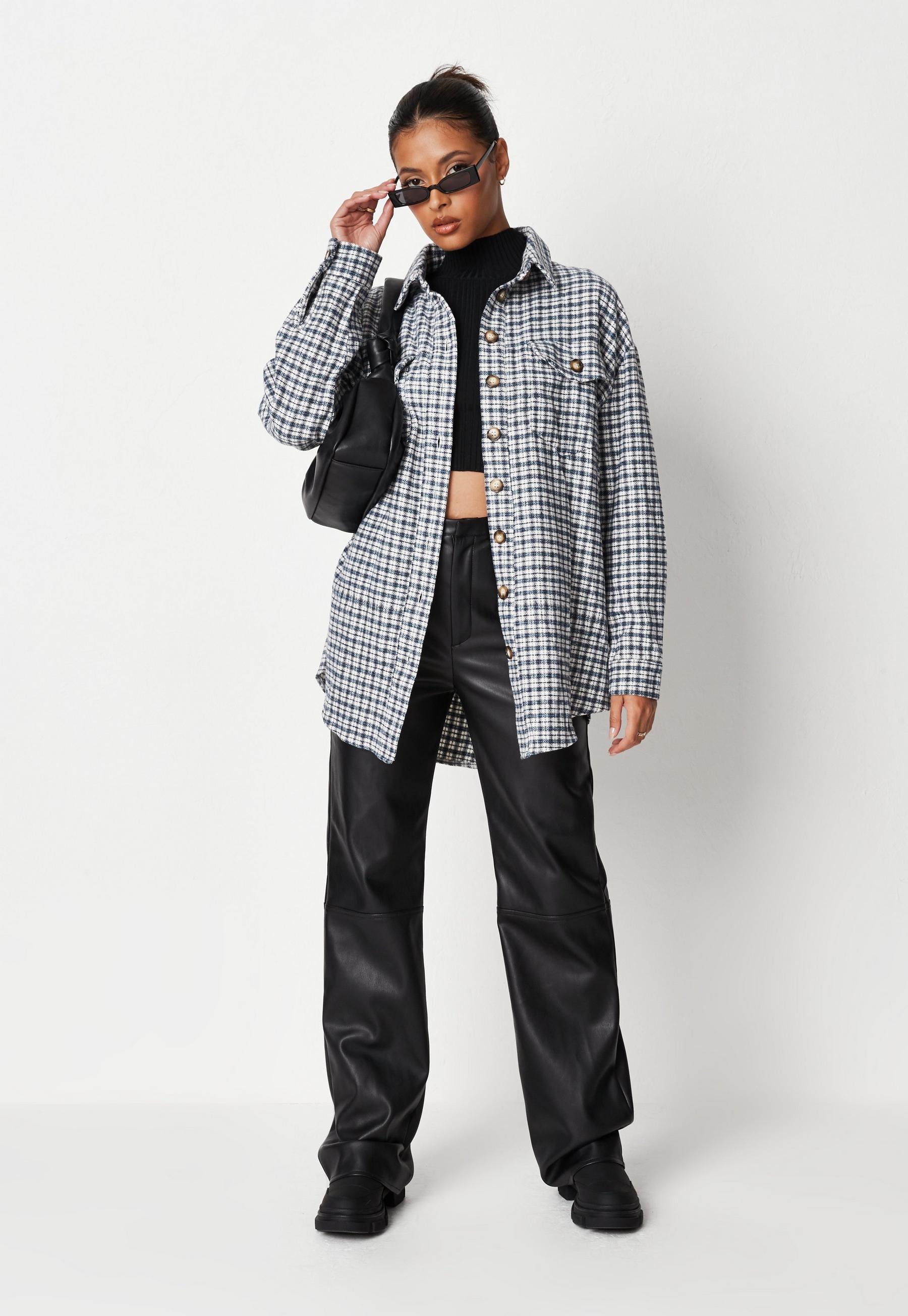 Рубашка женская Missguided tw631965 L Синий - фото 3 Рубашка женская Missguided tw631965 L Синий - фото 3