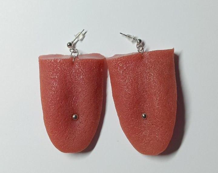 Серьги в виде языка 3D (2477128997)