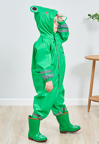 Комбинезон-дождевик детский 90 см Зеленый - фото 4 Комбинезон-дождевик детский 90 см Зеленый - фото 4