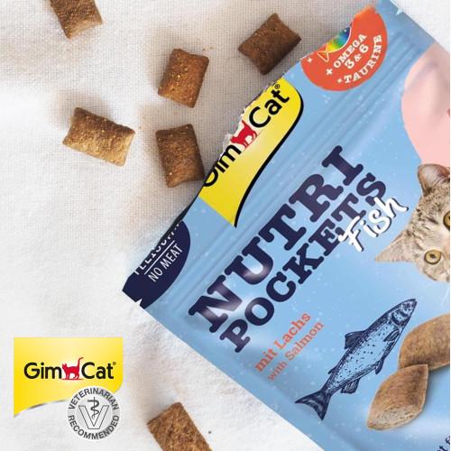 Ласощі для котів GimCat Nutri Pockets Fish лосось 60 г - фото 5