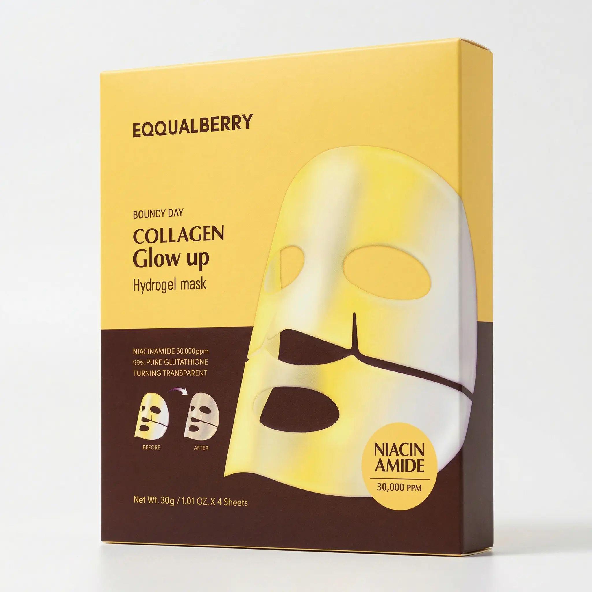 Маска для лица EQQUALBERRY Collagen Glow Up Hydrogel