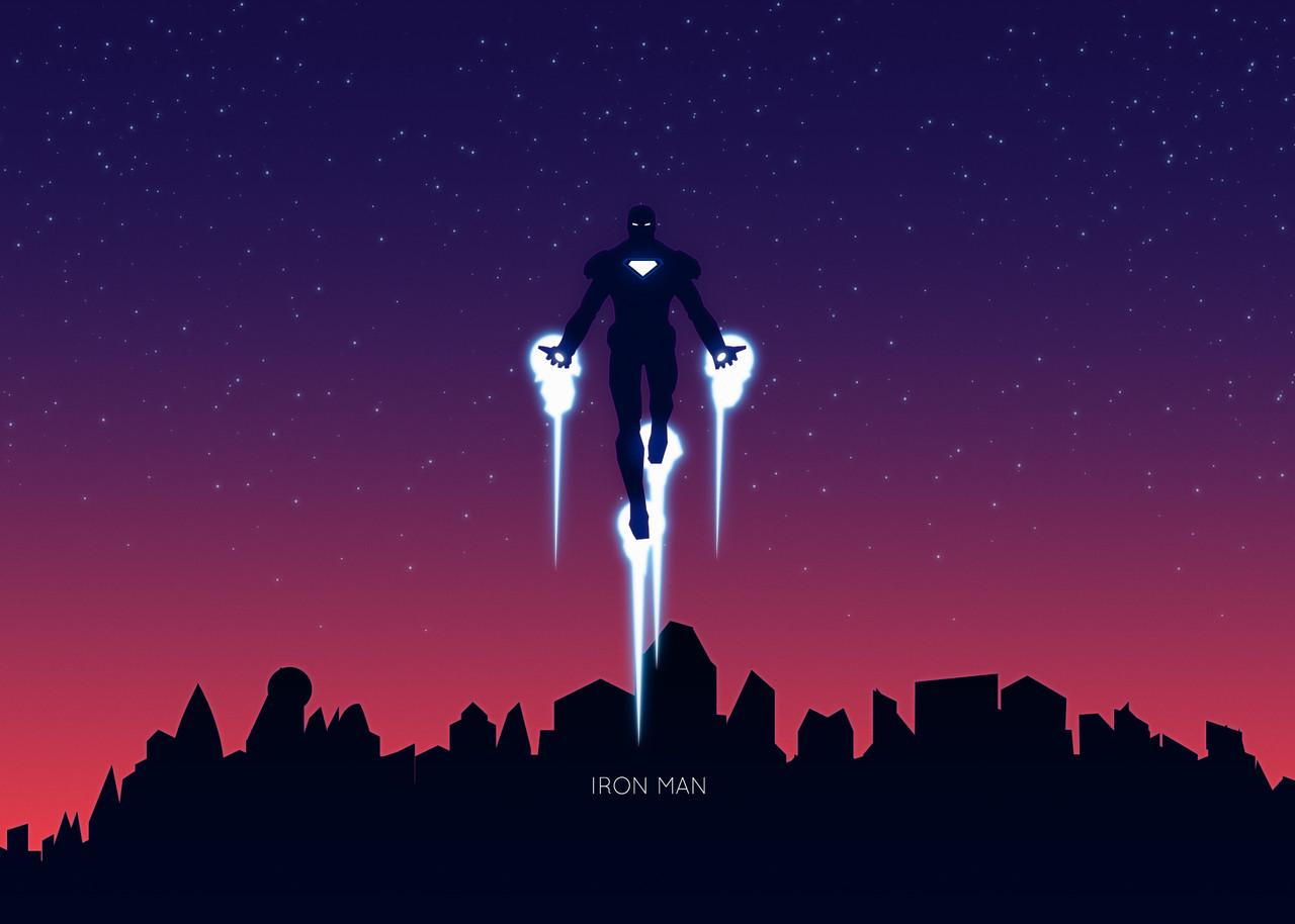Картина GeekLand Iron Man minimal 40х60 см (IM.09.042)