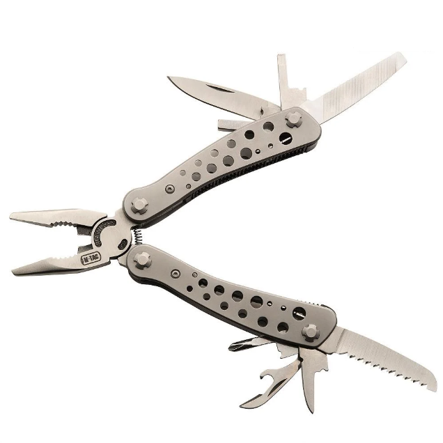 Мультитул складной тактический M-Tac 11в1 плоскогубцы нож отвертка Type 1 Steel (9163)