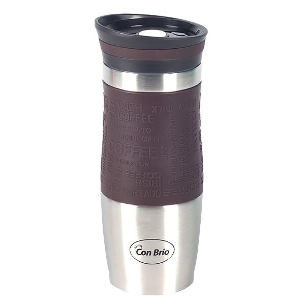 Термокружка Con Brio 380 мл Коричневый (364-CB)