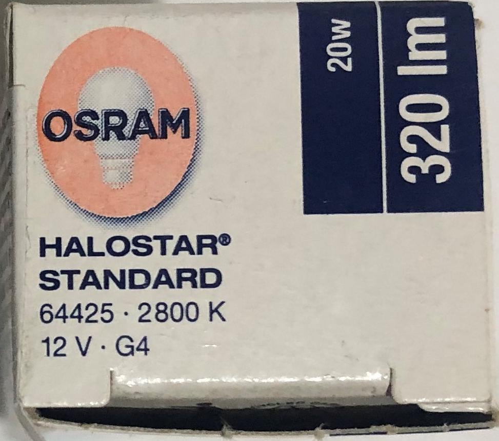 Лампа капсульная галогенная Osram HALOSTAR STANDARD 20W 12V G4 - фото 3 Лампа капсульная галогенная Osram HALOSTAR STANDARD 20W 12V G4 - фото 3