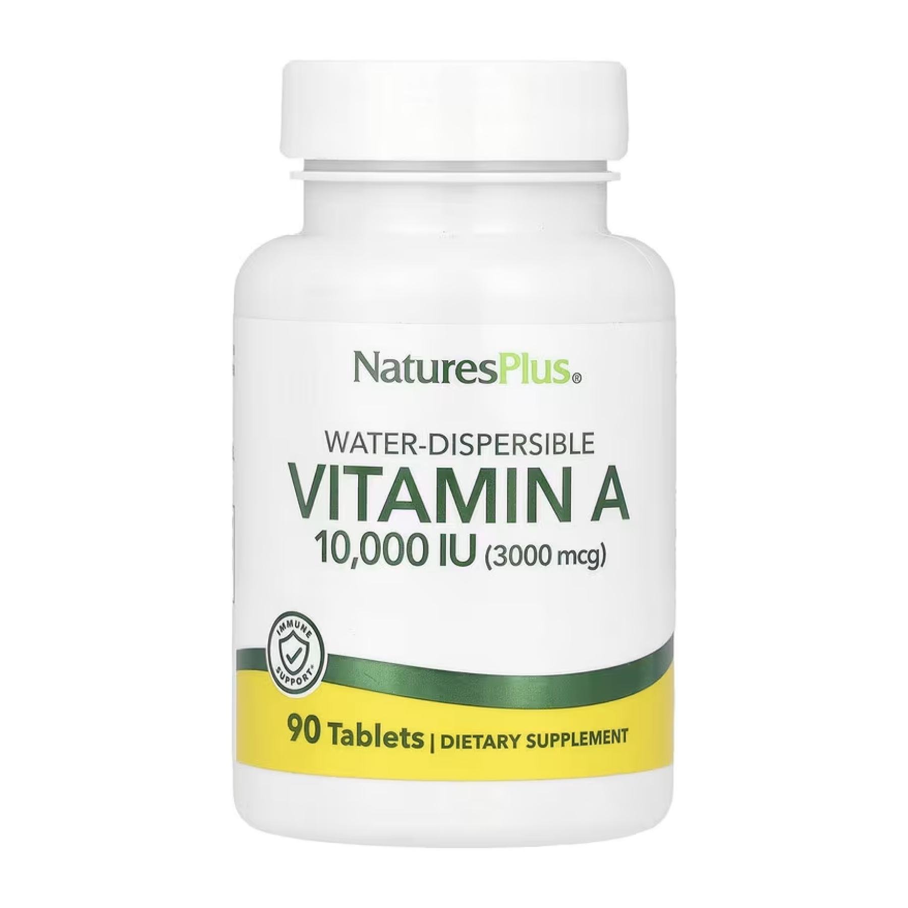 Витамин A Nature's Plus Vitamin A 1000 IU Water-Dispersible 90 таблеток (30186)