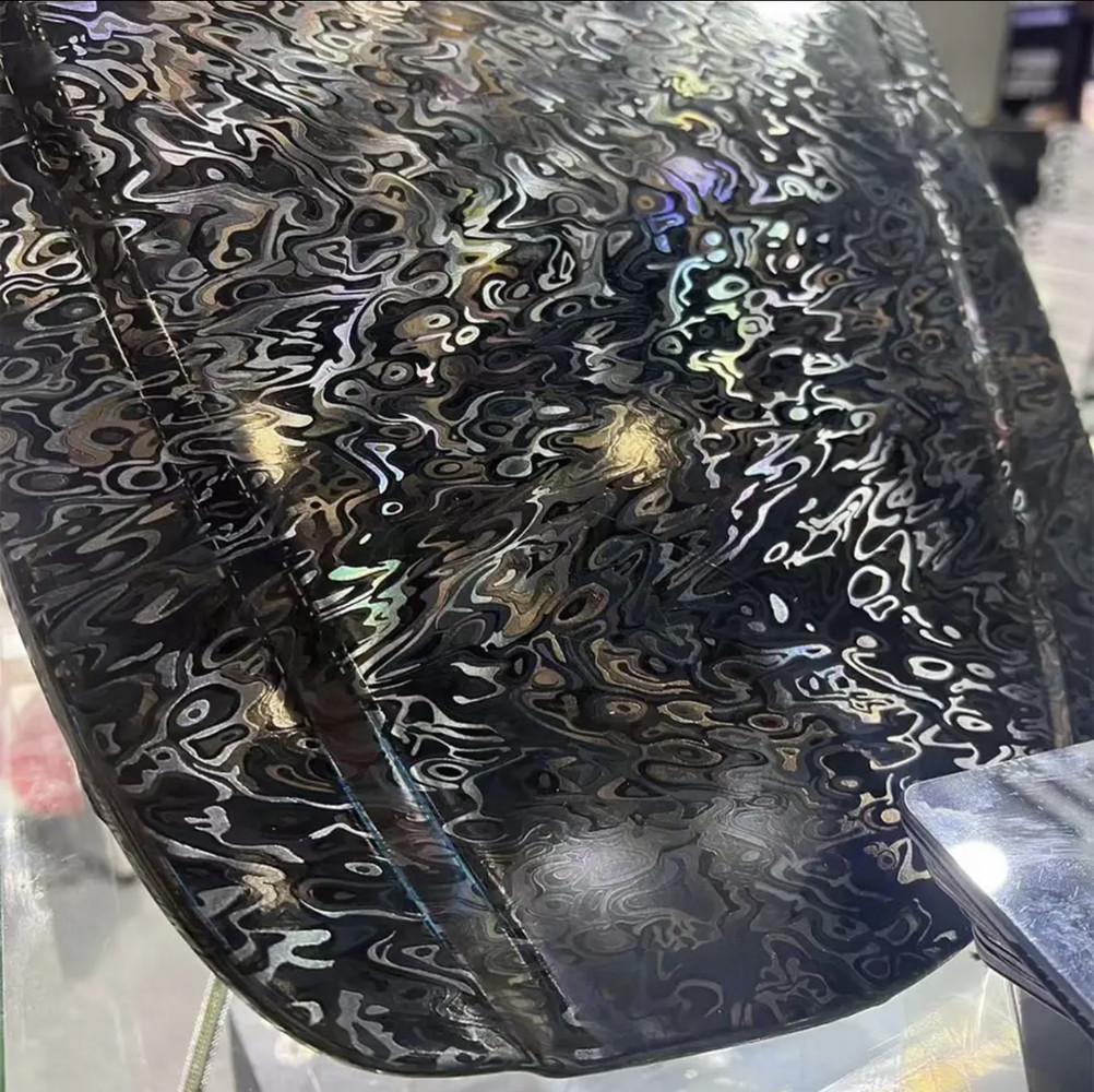 Плівка самоклеюча СONGSHANG поліуретанова Сталь Дамаску 30x150 см (2219511675) - фото 2 Плівка самоклеюча СONGSHANG поліуретанова Сталь Дамаску 30x150 см (2219511675) - фото 2