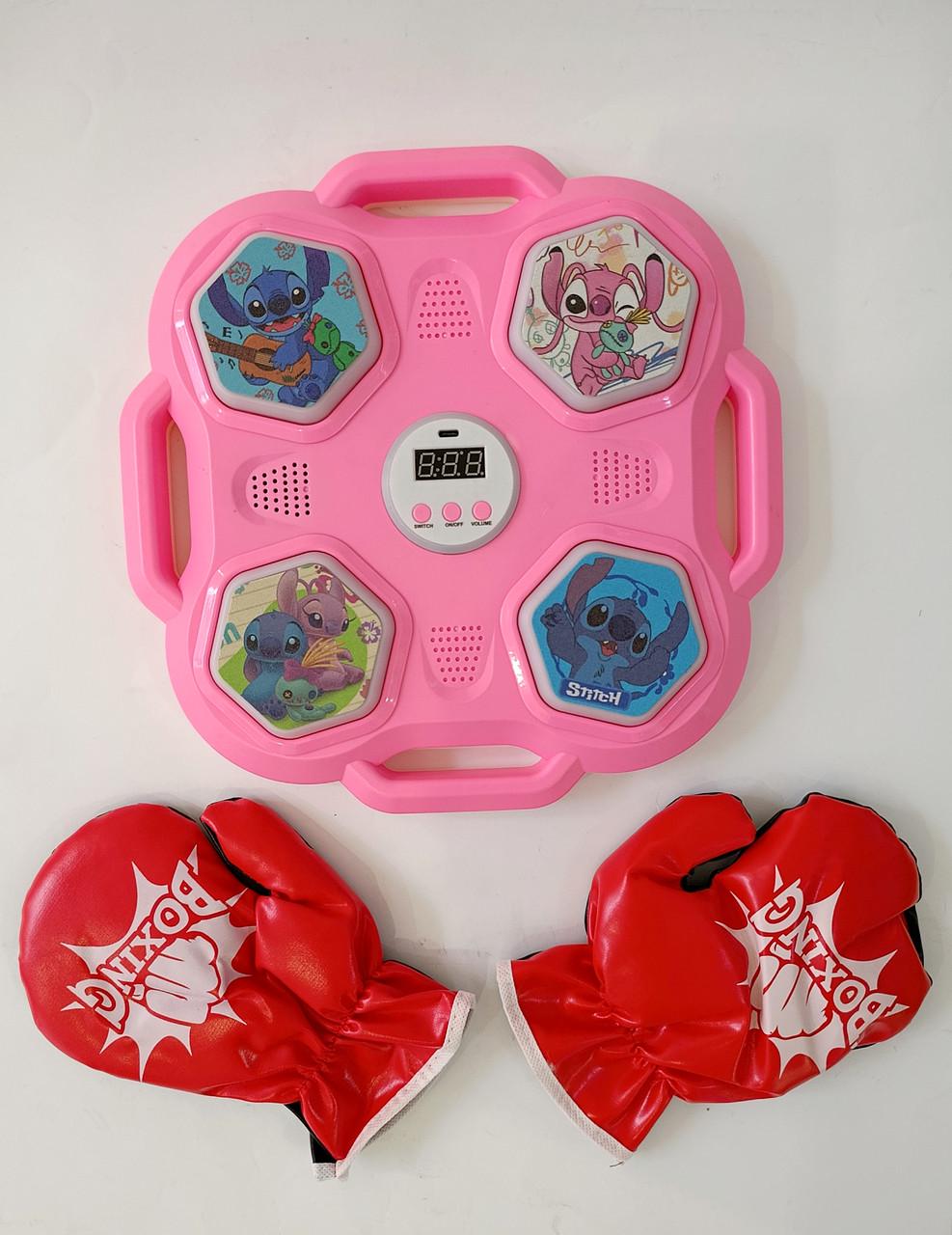 Бокс Стич на 4 мишени Розовый - фото 3