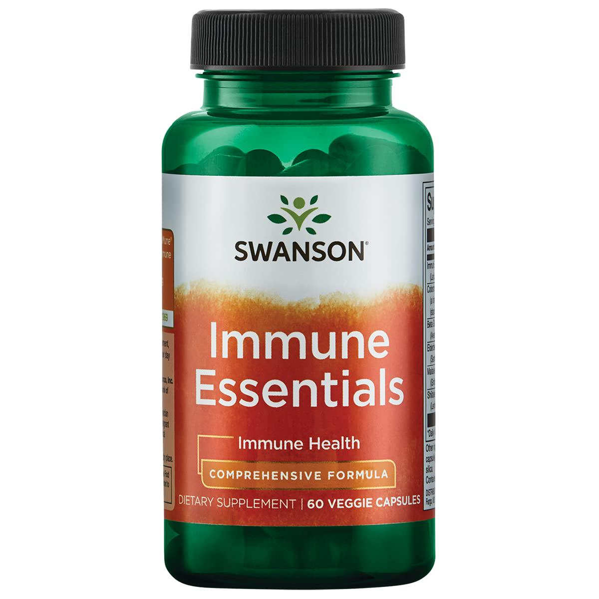 Комплекс для підтримки імунної системи Swanson Immune Essentials 60 вег. капс. (00000041981)