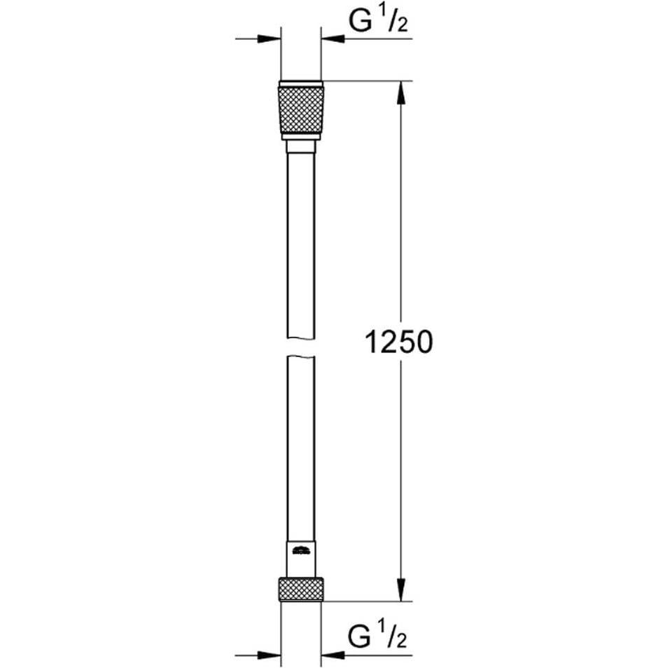 Шланг для душа Grohe Silverflex 125 см Медный матовый (28362DA1) - фото 2