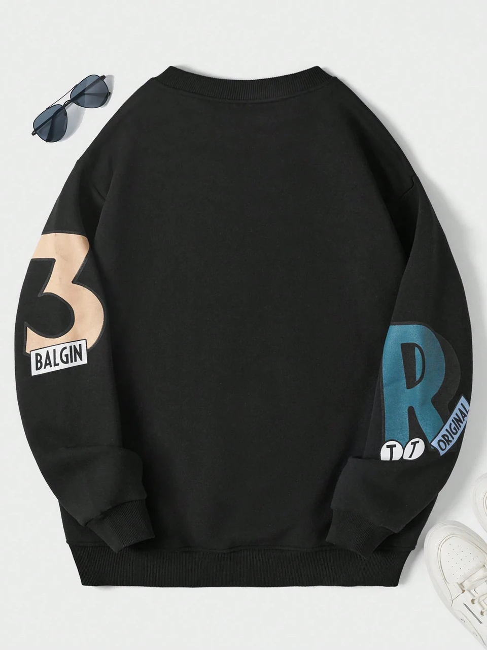 Світшот чоловічий з принтом Pin-000-30629 XL Чорний (2711524681) - фото 2 Світшот чоловічий з принтом Pin-000-30629 XL Чорний (2711524681) - фото 2