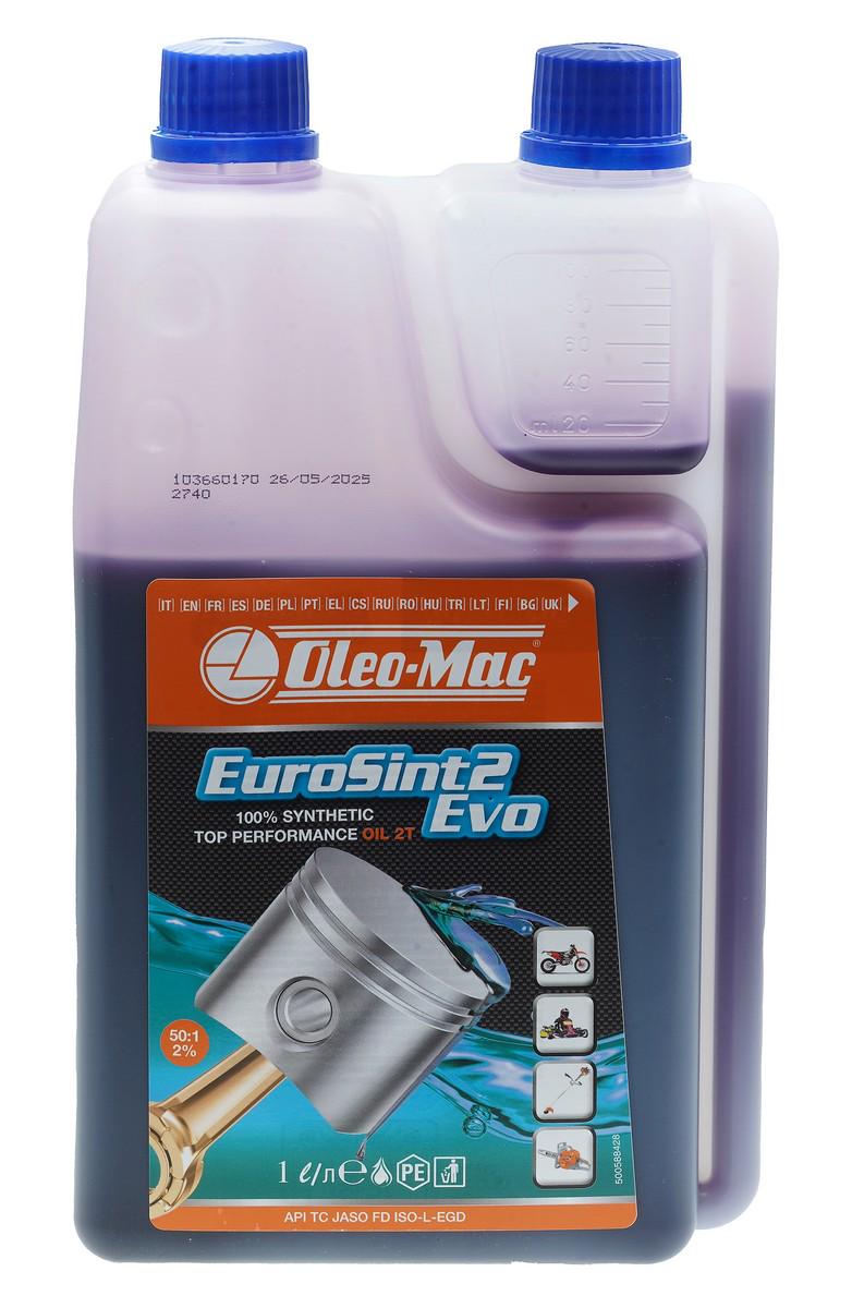 Масло синтетическое профессиональное 2-Т Oleo-Mac EUROSINT 2 EVO код 3555028A 1 л (смаз789)