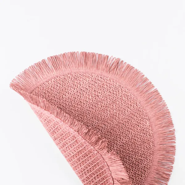 Коврик для сервировки стола Fringe 38 см Пыльная роза - фото 3 Коврик для сервировки стола Fringe 38 см Пыльная роза - фото 3