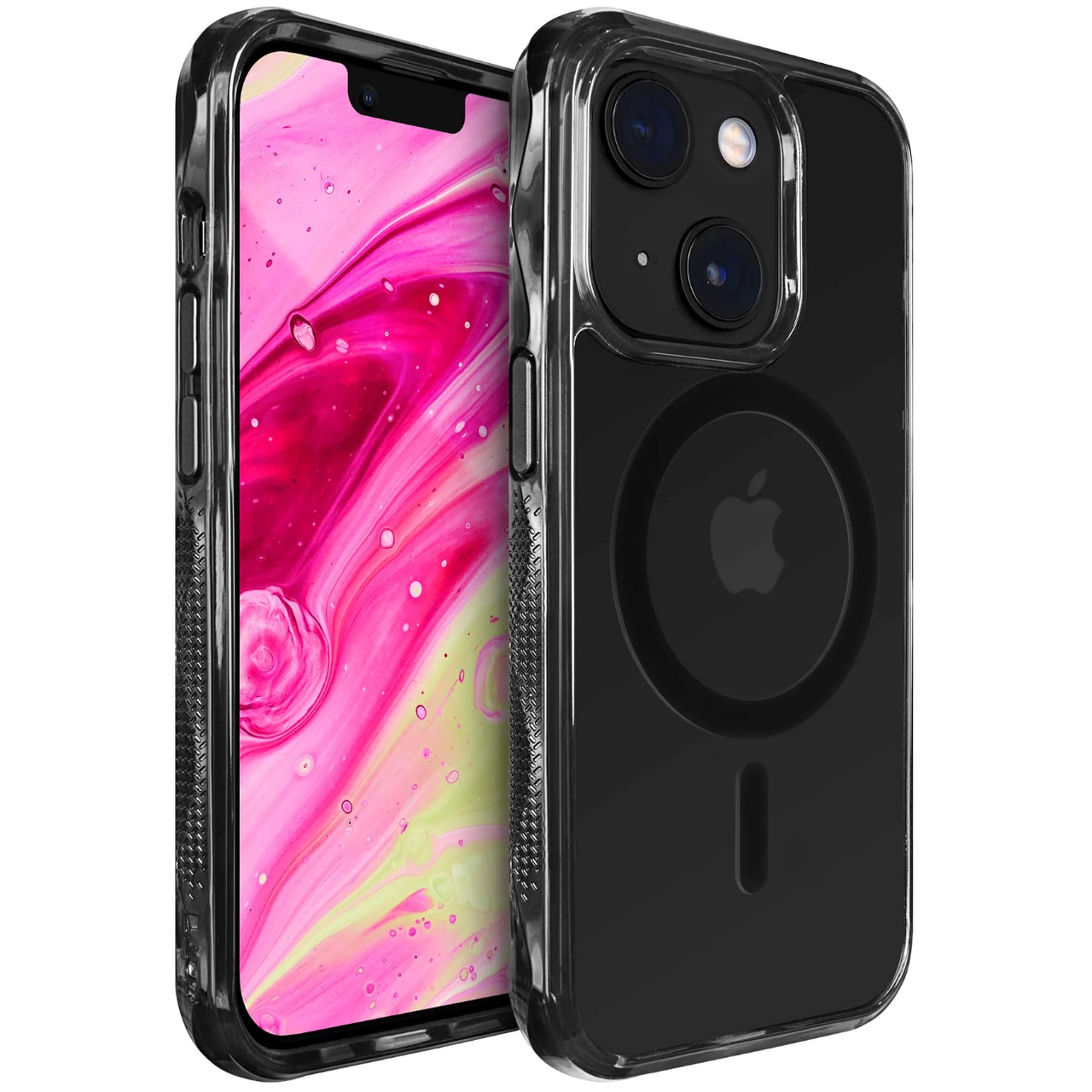 Чехол накладка LAUT CRYSTAL MATTER X with MagSafe for iPhone 14, Crystal Black (L_IP22A_CMX_UB)