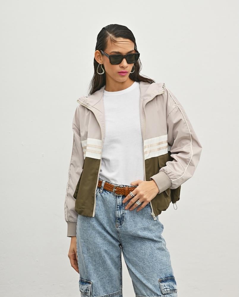 Ветровка женская Veto Jeans VT2775х65 L Бежевый (25688384)