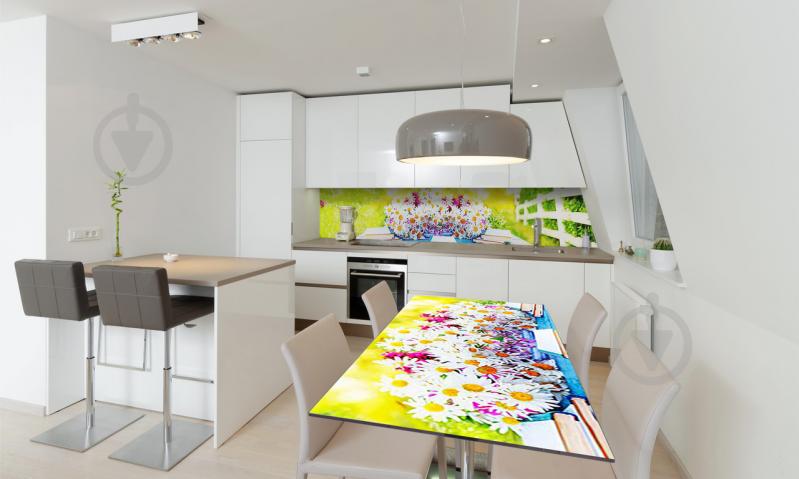 Наклейка виниловая на стол Zatarga «Букет Ромашек» 650х1200 мм Z180775/1st Наклейка виниловая на стол Zatarga «Букет Ромашек» 650х1200 мм Z180775/1st