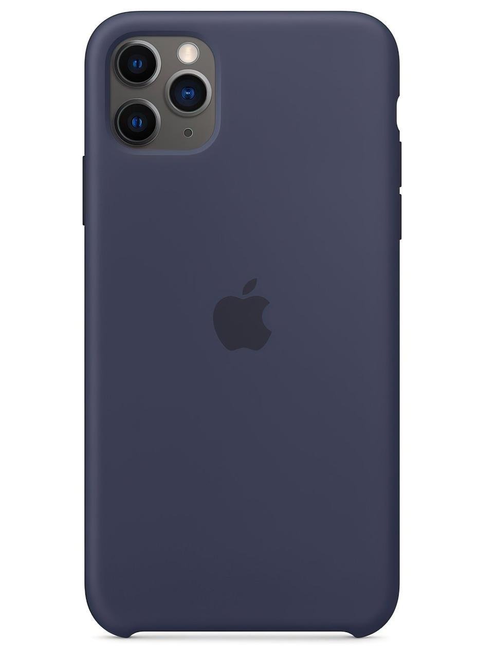 Силиконовый чехол накладка Apple Silicone Case for iPhone 11 Pro Max, Midnight Blue (HC)