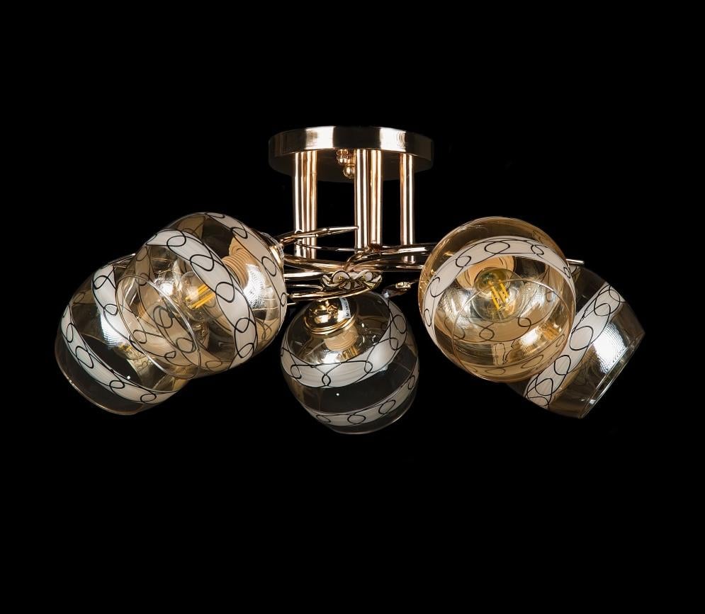 Люстра с плафонами Splendid Ray (L9624A/5 FGD)