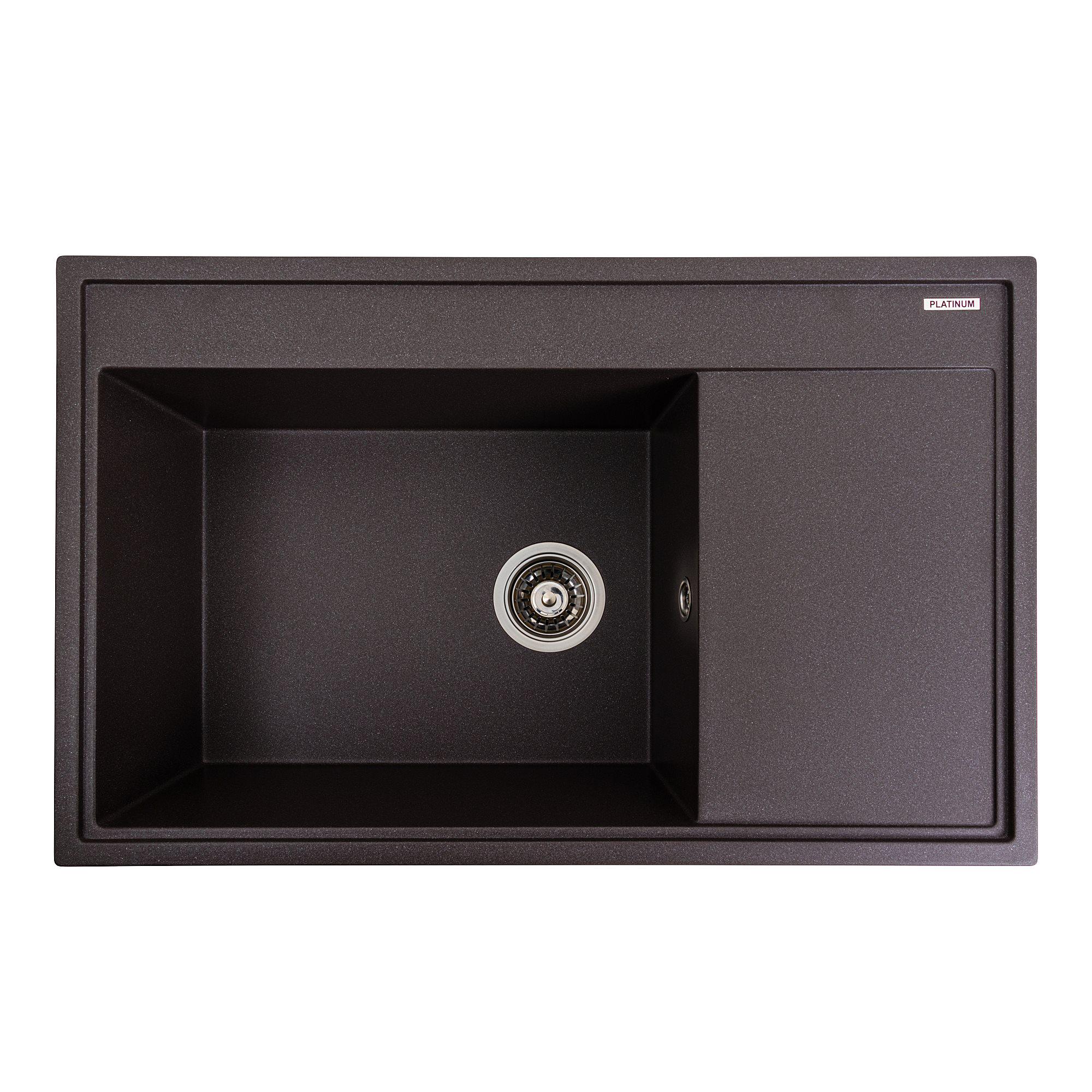 Мойка для кухни гранитная Platinum 7950 AZURIT матовая Гренадин