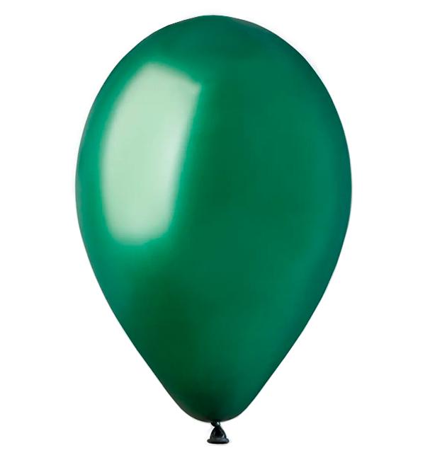 Повітряні кулі 30 см. 10 шт. Смарагдовий зелений пастель (1356107)