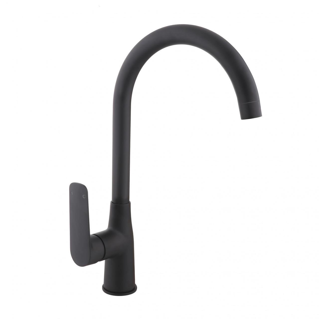 Смеситель для кухни Perla Jack Черный (PBZ6302B)