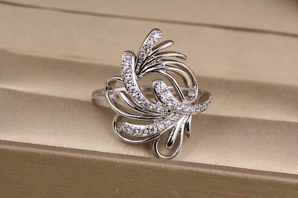 Кольцо Xuping Jewelry Вихрь р. 19 Серебристый (1831341576)