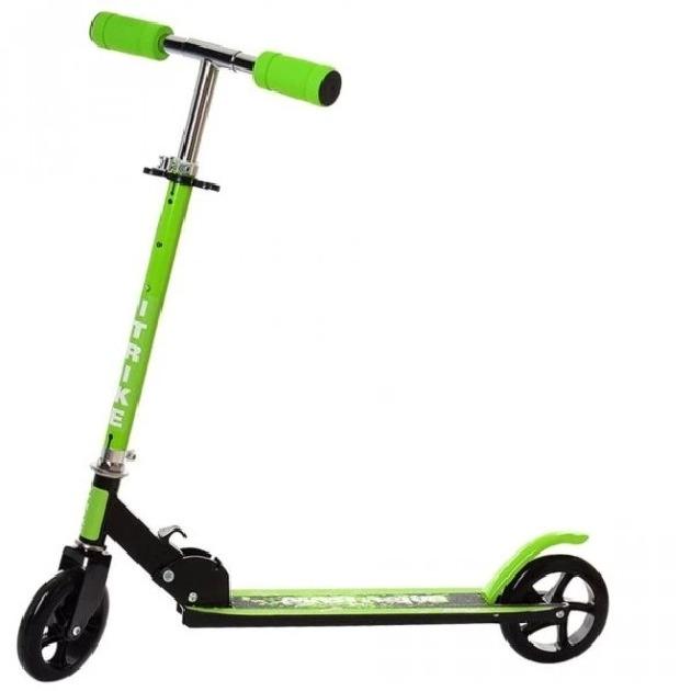 Самокат детский iTrike двухколесный складной Зеленый (SR2 005 GRB)