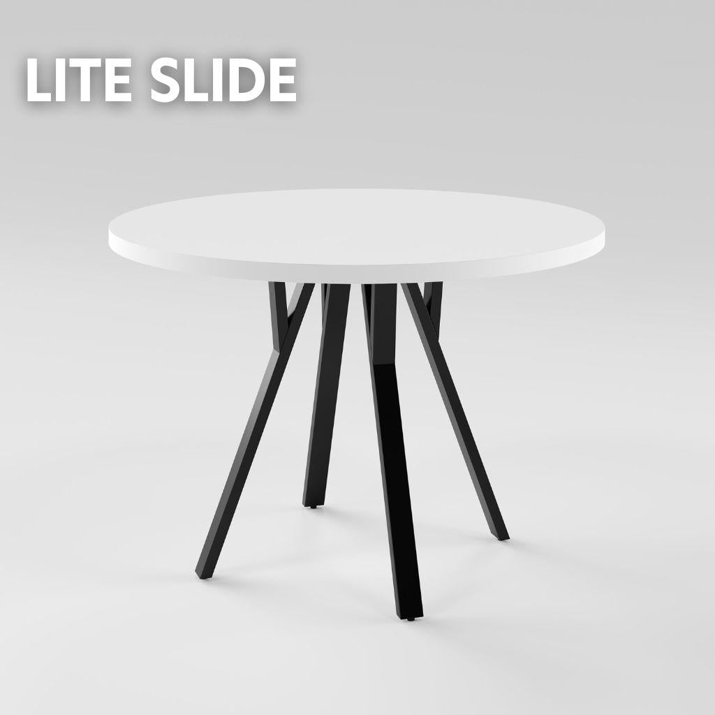 Стіл для кухні LITE slide D800 круглий розсувний 18 мм (202600007)