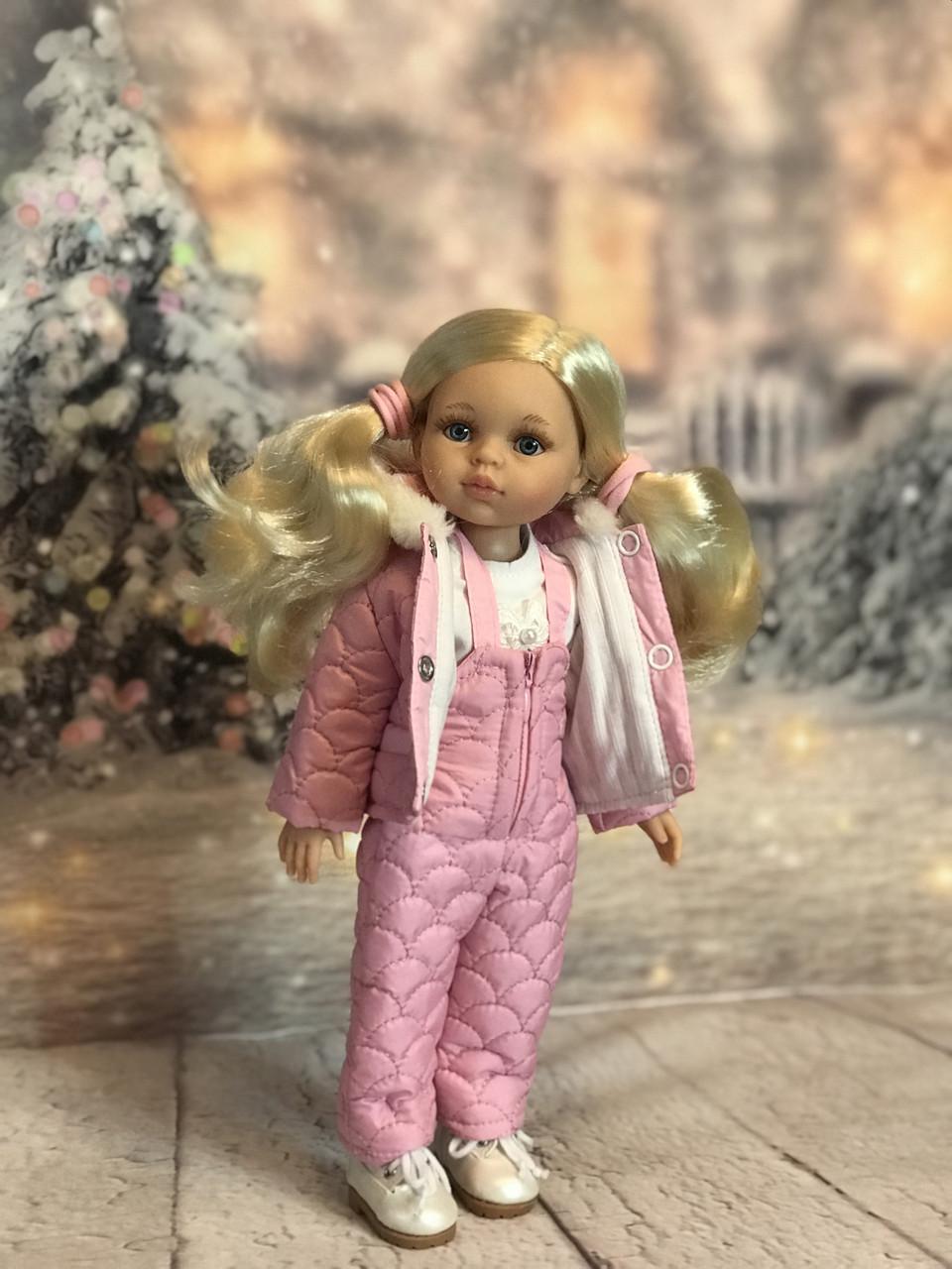 Кукла Paola Reina Зимняя сказка Аделина авторский зимний наряд ручной работы